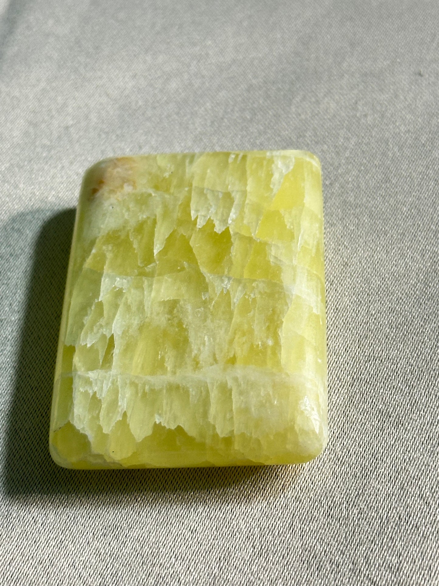 Lemon Quartz Soap Palm Stone