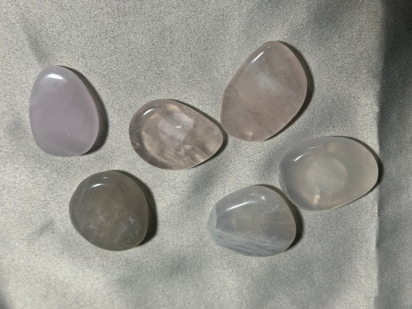 Rose Quartz Palm Stones