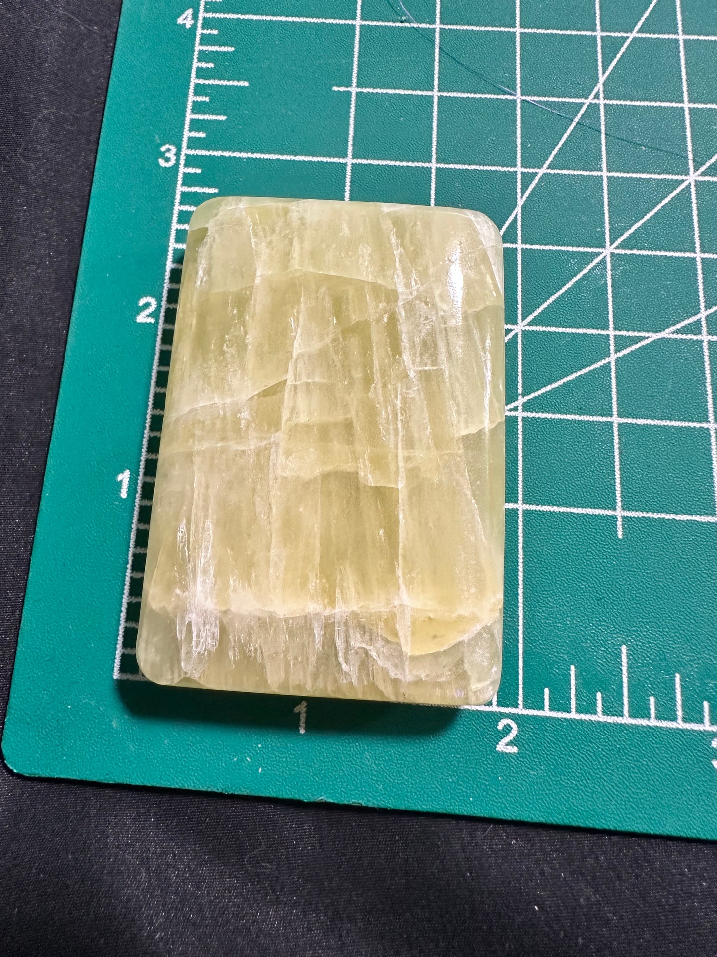 Lemon Quartz Soap Palm Stone