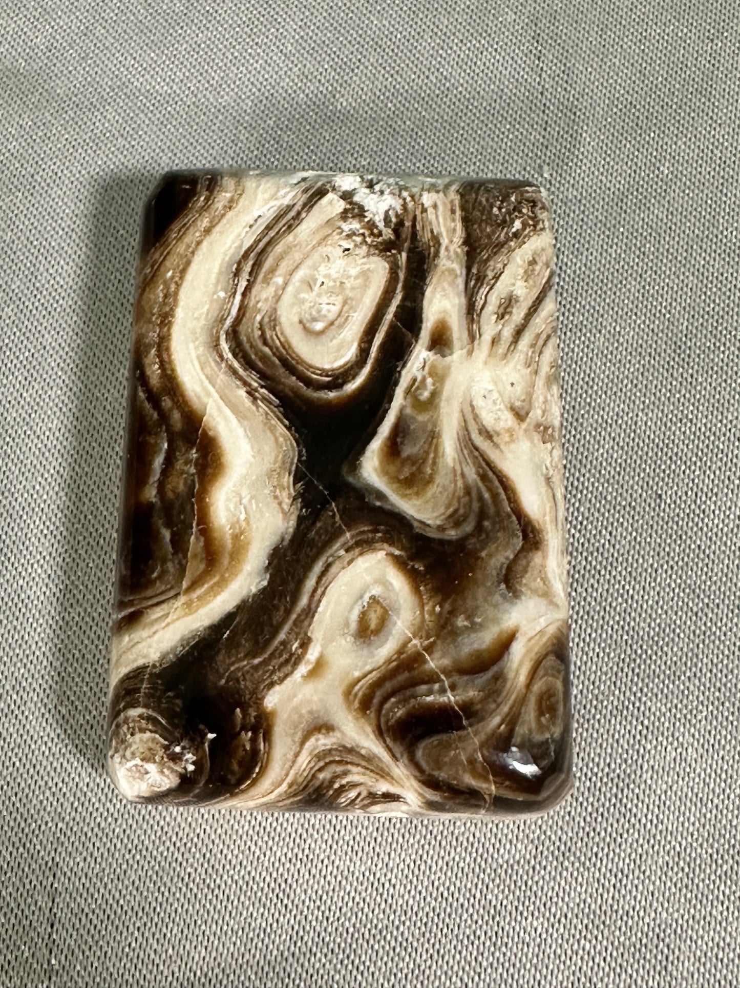 Chocolate Calcite Palm Stones