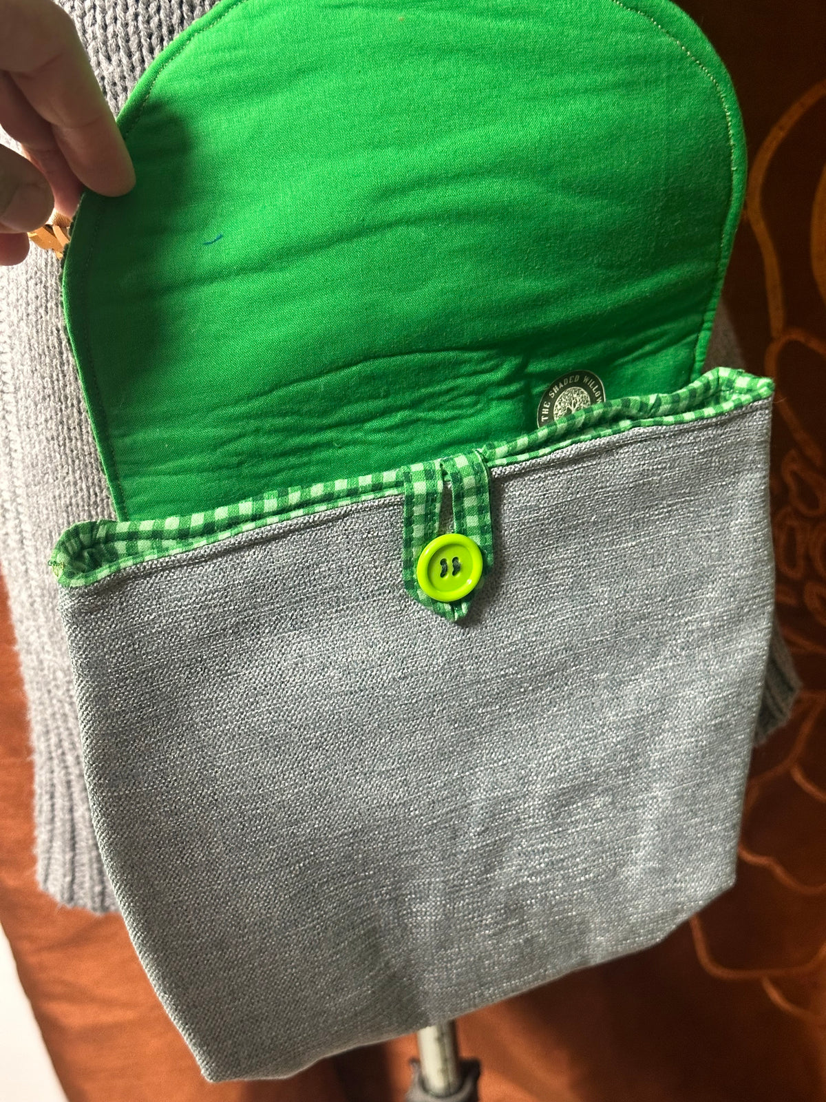Embroidered Hip Satchels