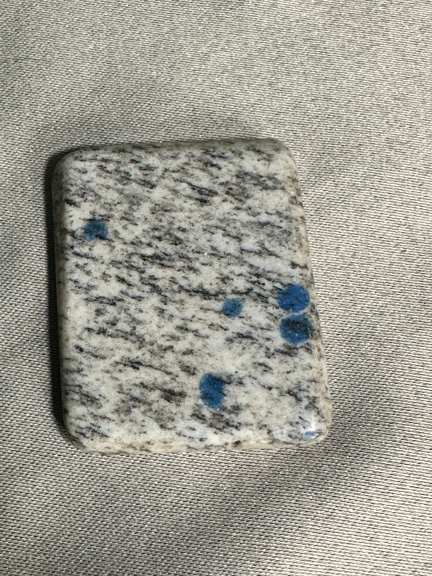Azurite in Granite (K2) Palm Stones