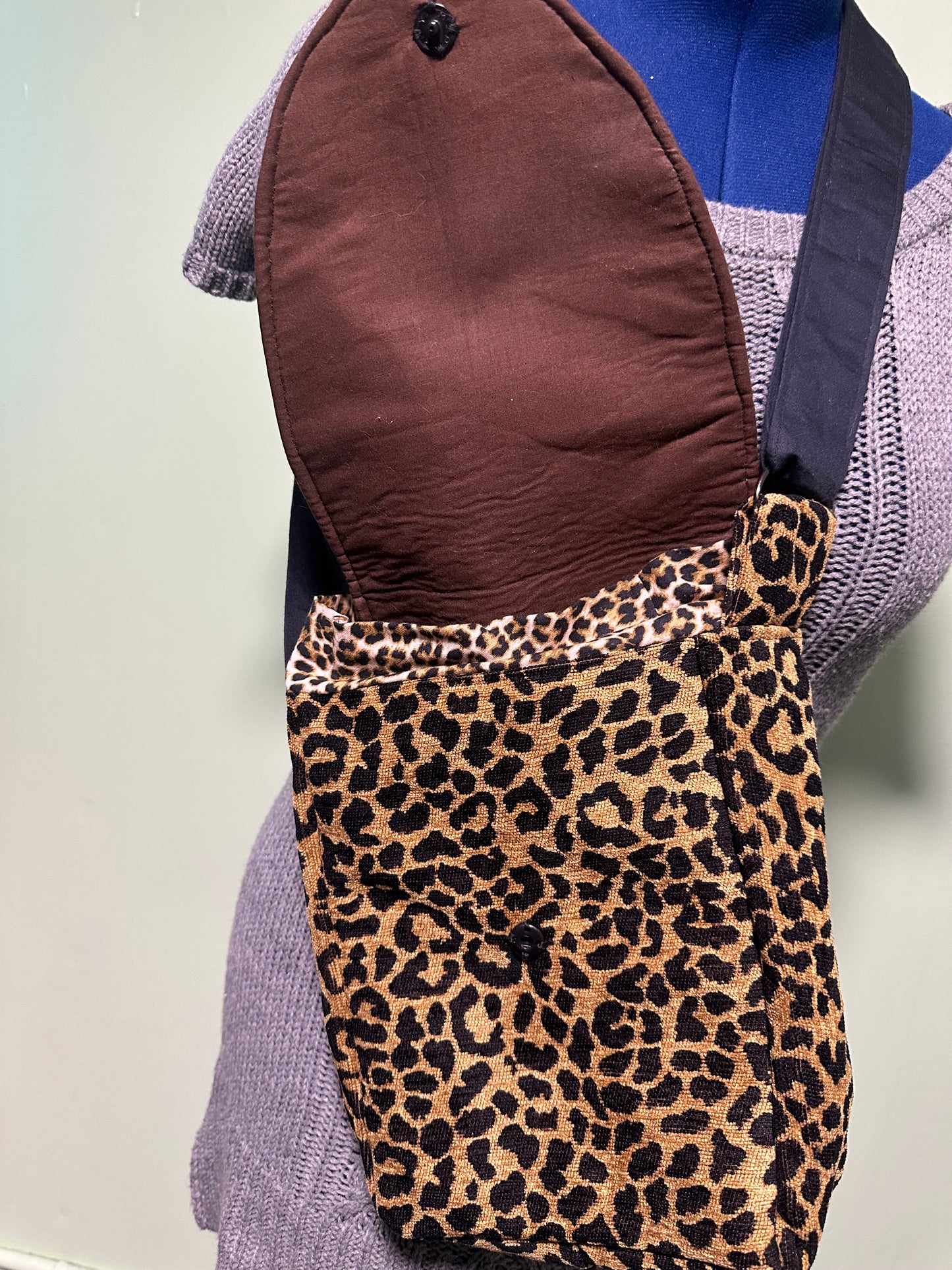 Portrait Style Messenger Bag