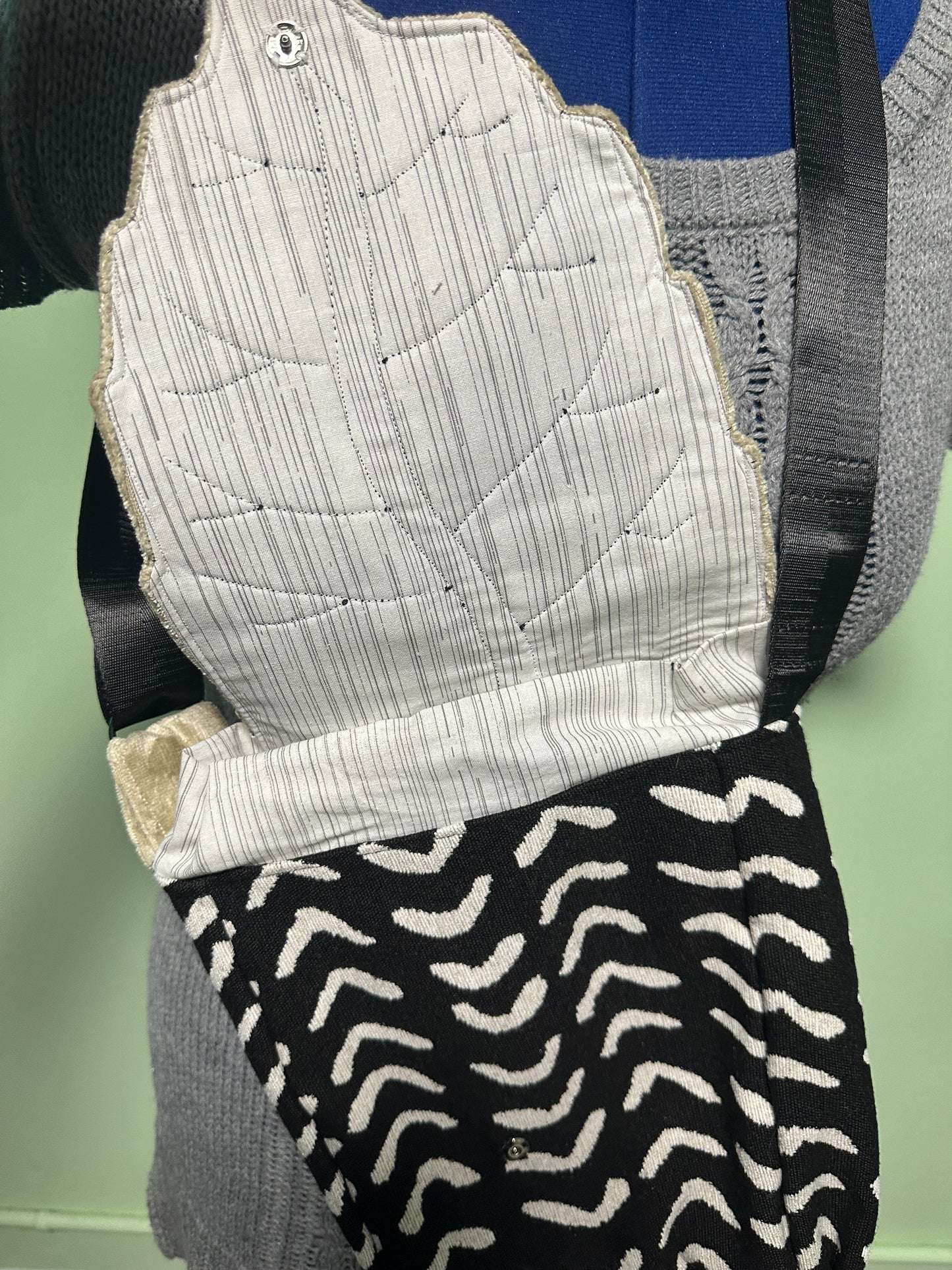 Portrait Style Messenger Bag