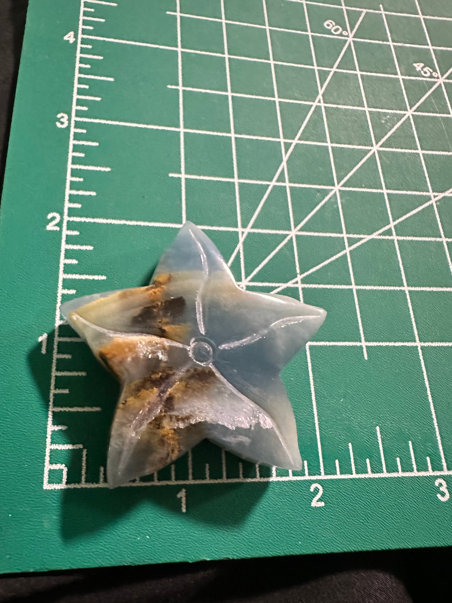 Blue Calcite Carvings