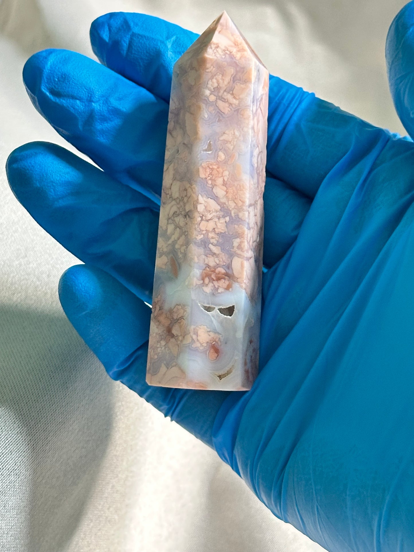 Cotton Candy Agate Towers