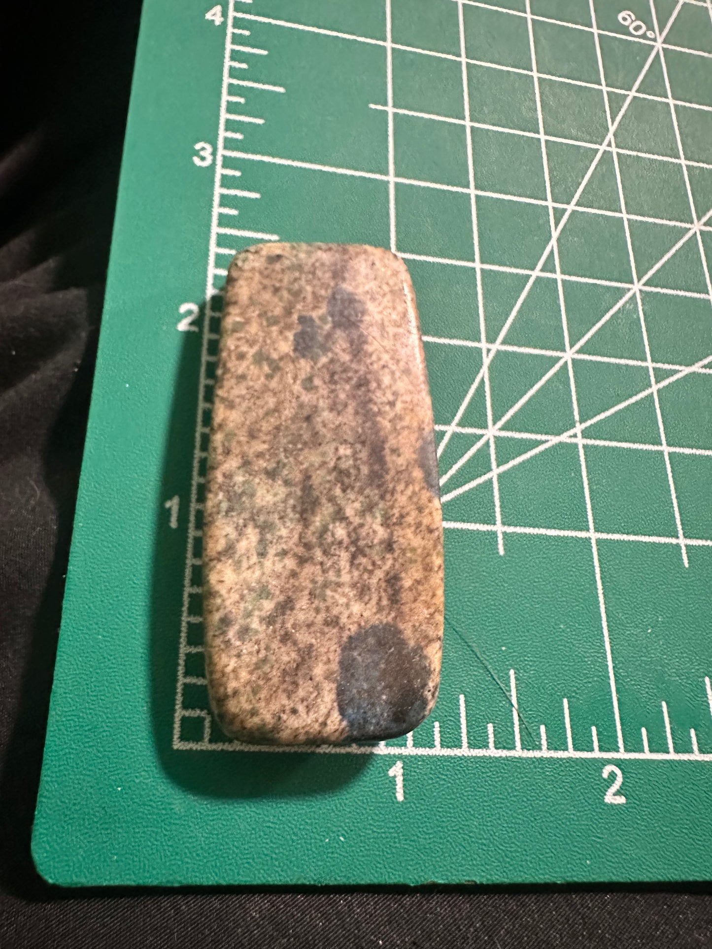 Azurite in Granite (K2) Palm Stones