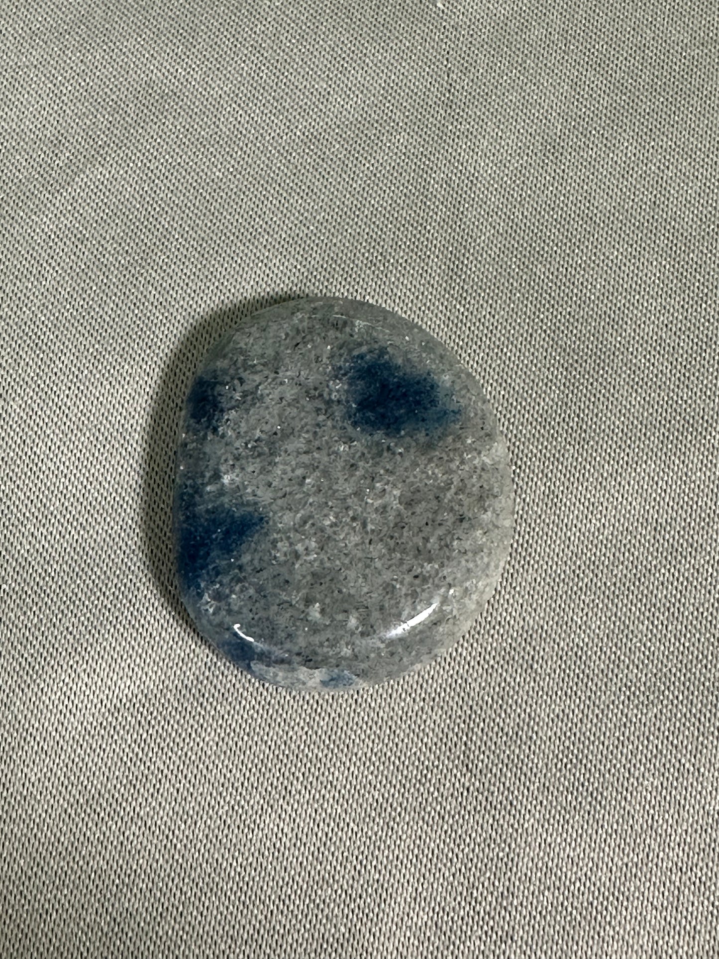 Azurite in Granite (K2) Palm Stones