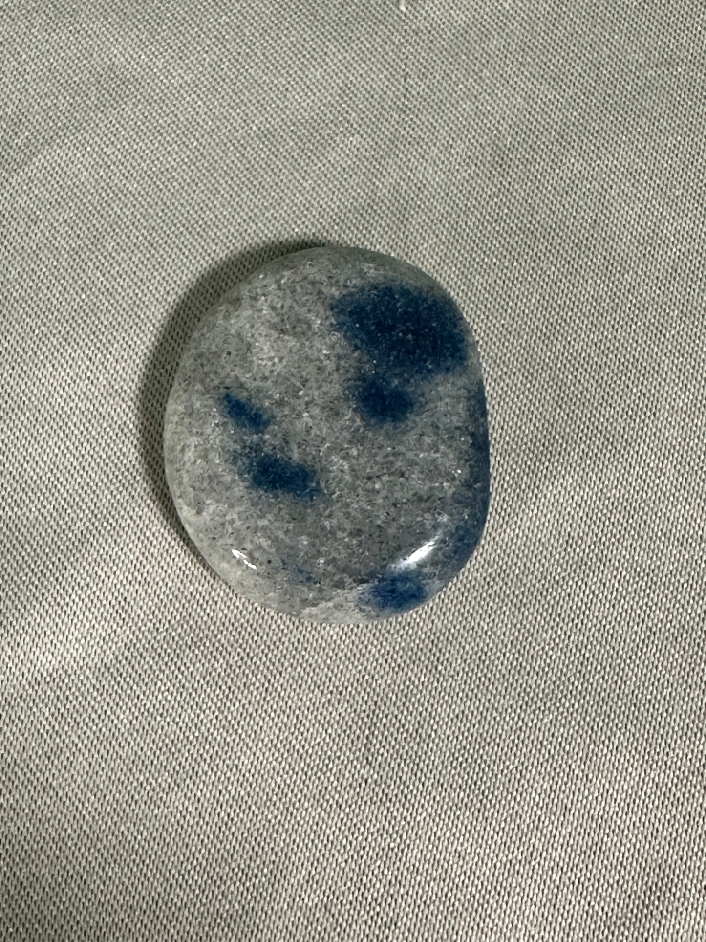 Azurite in Granite (K2) Palm Stones