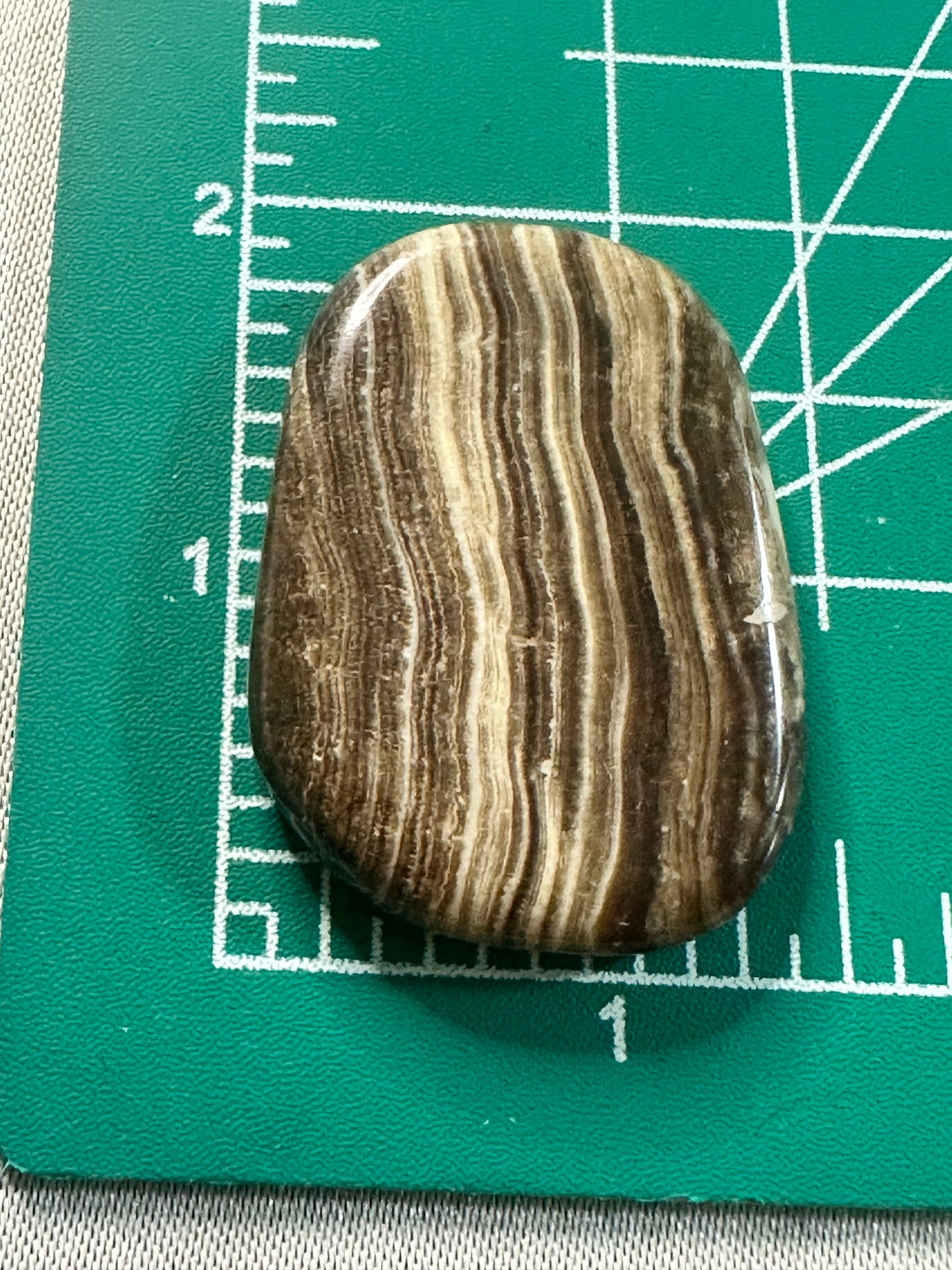 Chocolate Calcite Palm Stones
