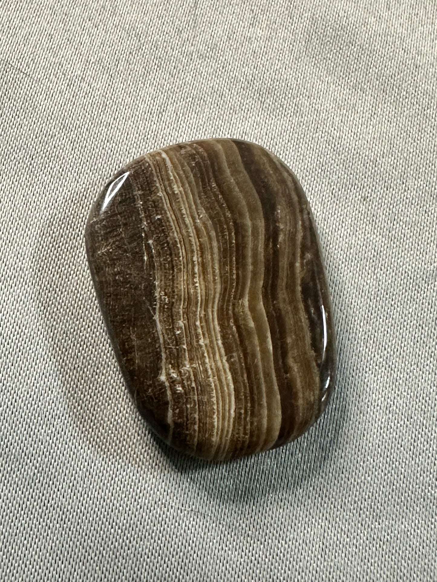 Chocolate Calcite Palm Stones